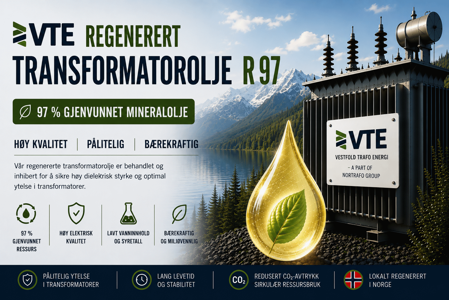 Vestfold Trafo Energi lanserer VTE R97